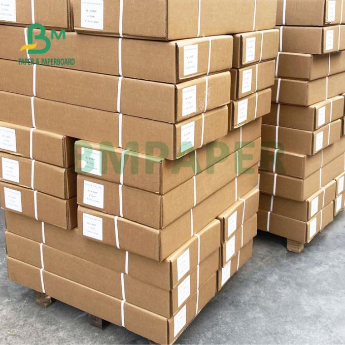 80gsm διπλό πλαισιωμένο έγγραφο σχεδιαγραμμάτων για τα σχέδια 20» Χ 50 υάρδες 2» CAD πυρήνας