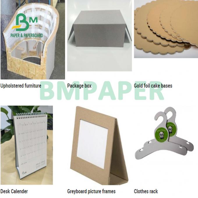 700mm X 1000mm διπλός πίνακας 200gsm με την γκρίζα πλάτη για τις καλύψεις σημειωματάριων