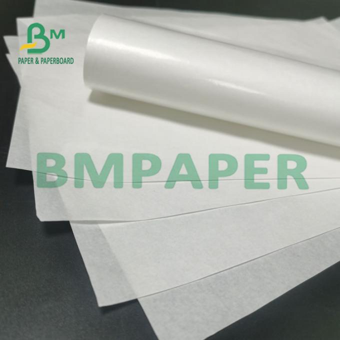 Μια πλευρά που ντύνονται 40g + 15gPE μη - τοξικό άσπρο έγγραφο της Kraft για τη συσκευασία τροφίμων