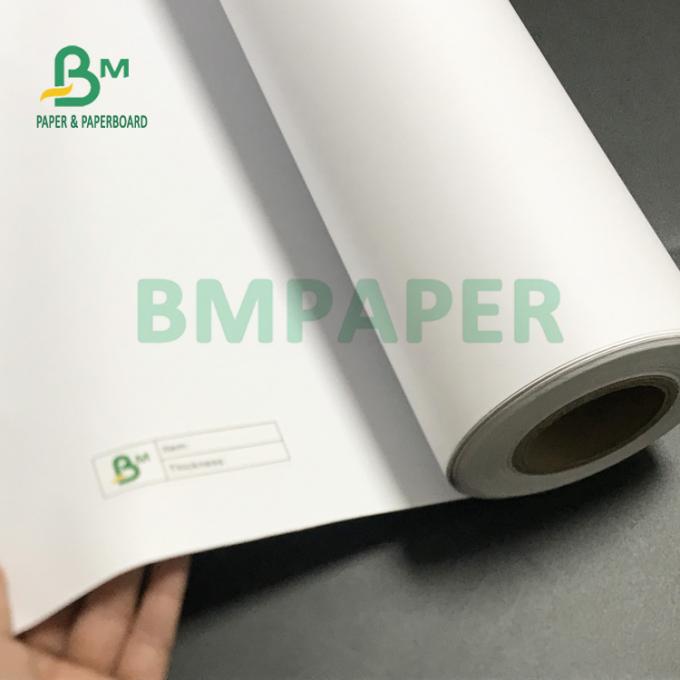 80gsm υψηλής θερμοκρασίας ρόλοι εγγράφου σχεδιαστών CAD για την εφαρμοσμένη μηχανική που σύρει 508mm