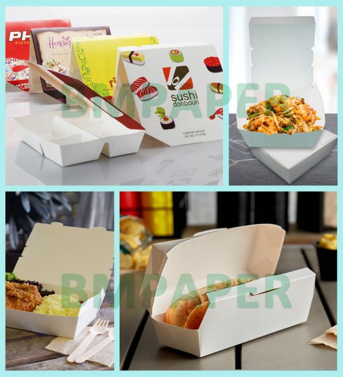 Greaseproof έγγραφο καλαθακιών με φαγητό PE 230gsm + 15g για τη συσκευασία 700mm γρήγορου φαγητού