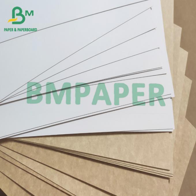 Πίσω έγγραφο 325gsm της Kraft πινάκων χαρτοκιβωτίων τροφίμων άσπρο ντυμένο διπλώνοντας