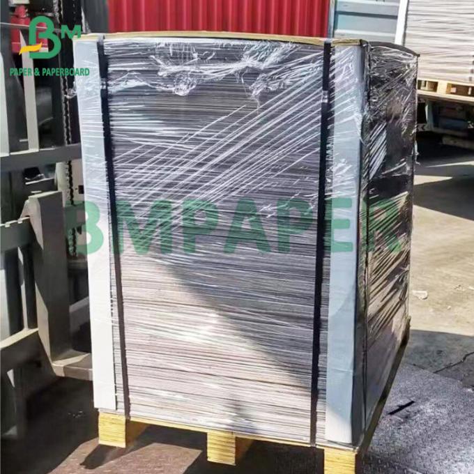 Ανακυκλώσιμο 400gsm έντυσε πλήρως την άσπρη ευθυγραμμισμένη γκρίζα πλάτη χαρτονιού