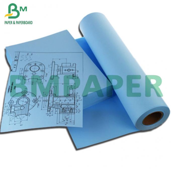 το μπλε ψηφιακό έγγραφο σχεδιαστών CAD 0.91*50m 80gsm, κτήριο εφαρμογής τελών σχεδιάζει