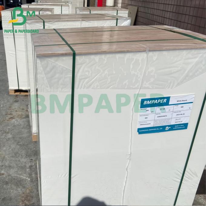 Διπλό δευτερεύον άσπρο χαρτόνι 1mm μέγεθος 700mm X 1000mm 1.5mm υψηλή ακαμψία