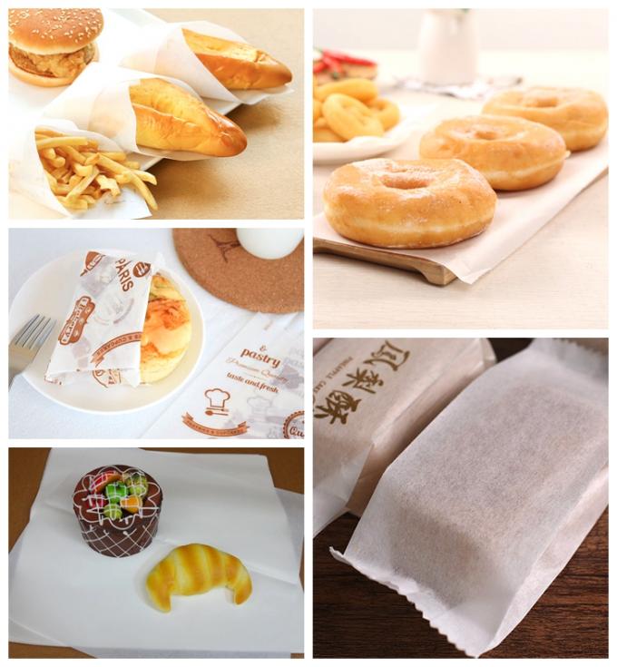 35gsm άσπρος βαθμός 3 Greaseproof εγγράφου ρόλοι τυλίγοντας εγγράφου βαθμού τροφίμων