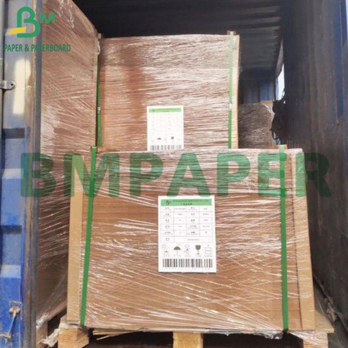 80lb Eco - φιλικό συσκευάζοντας της Kraft εγγράφου φυσικό έγγραφο τεχνών Brwon τυλίγοντας (1)