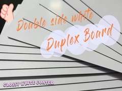 Λευκό χαρτόνι 1mm 540gsm διπλής όψης με λευκή επίστρωση διπλής όψης