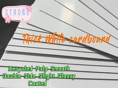 1.5mm παχιά χαρτόνι διπλής πλευράς λευκό χαρτόνι για το πλαίσιο φωτογραφίας