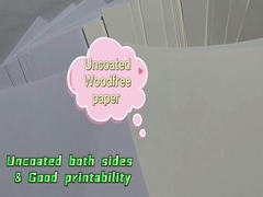 Χάρτινο χαρτί χωρίς ξύλο, χαρτί οφσετ, χαρτί ομολόγων, λευκό χαρτί εκτύπωσης οφσετ