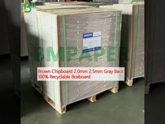 Καφέ πλακάτ 2,0 mm 2,5 mm Γκρι πίσω 100% ανακυκλώσιμο πλακάτ