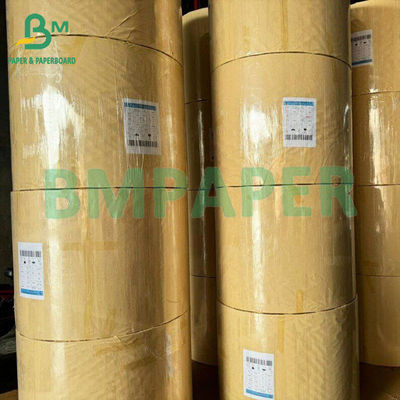 60gm Χωρίς σκόνη χαρτιού Καφέ Bobbin Fiber Core Kraft χαρτί για σωλήνα ταινίας