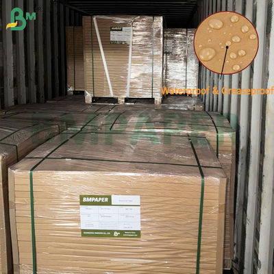 35gm 38gm καφέ διπλής όψης χαρτί σιλικόνης για μπάρμπεκιου 24 x 36 ίντσες