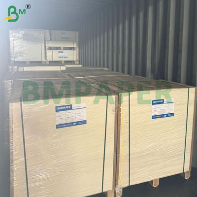 0.7mm 0.9mm Χαρτόνι Paja Ivory White Uncoated για σουπλά ποτηριών 70 x 100cm