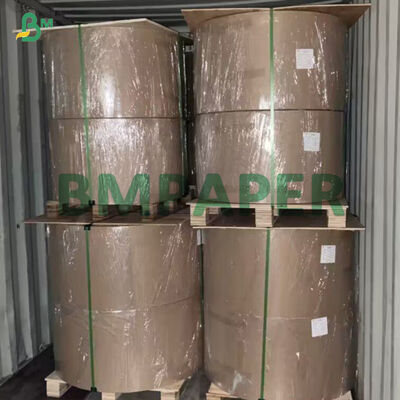 Κίτρινο αυτοκόλλητο Ρολά Jumbo από γυάλινο χαρτί με επικάλυψη σιλικόνης