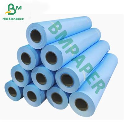 80gsm μπλε ρόλος 310mm 620mm X 150m τυπωμένων υλών Inkjet εγγράφου σχεδιαστών CAD μήκος