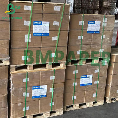60gsm ρόλος 15mm τυλίγοντας εγγράφου της Kraft πλάτος 19mm για το ριγωτό κόκκινο χρώμα εγγράφου αχύρου