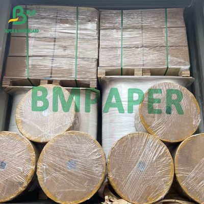 60gsm ρόλος 15mm τυλίγοντας εγγράφου της Kraft πλάτος 19mm για το ριγωτό κόκκινο χρώμα εγγράφου αχύρου