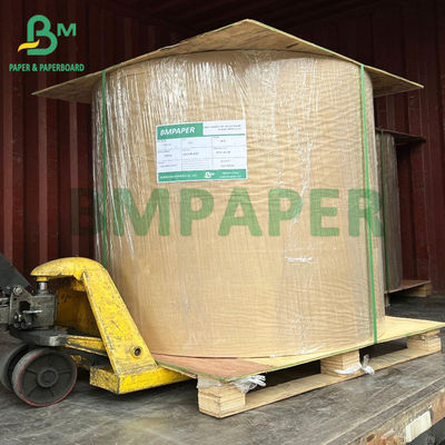 ντυμένη Kraft πίσω υγρασία εγγράφου 325gsm CCK άργιλος ανθεκτική για το δίπλωμα των κιβωτίων χαρτοκιβωτίων