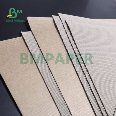 140gsm + τυπωμένος 170gsm ενιαίος τοίχος σε κυματοειδές πανό για το φλάουτο μανικιών Ε καφέ