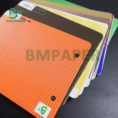140gsm + τυπωμένος 170gsm ενιαίος τοίχος σε κυματοειδές πανό για το φλάουτο μανικιών Ε καφέ