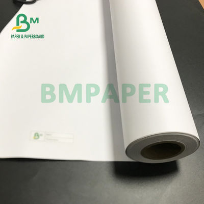 914mm X 100m έγγραφο δεσμών 20lb Inkjet δύο λευκό πλευρών για την απεικόνιση σχεδίου