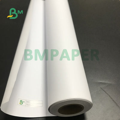 914mm X 100m έγγραφο δεσμών 20lb Inkjet δύο λευκό πλευρών για την απεικόνιση σχεδίου