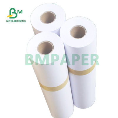 Ευρύ μορφότυπο 80gm 20LB Cad Plotter Paper Roll 18' 24' 36' X 500ft Για Μηχανικό Αρχιτεκτονικό Σχέδιο