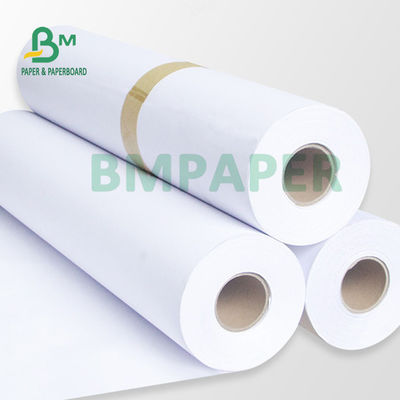 Ευρύ μορφότυπο 80gm 20LB Cad Plotter Paper Roll 18' 24' 36' X 500ft Για Μηχανικό Αρχιτεκτονικό Σχέδιο