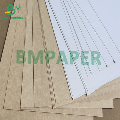 Πίσω έγγραφο 325gsm της Kraft πινάκων χαρτοκιβωτίων τροφίμων άσπρο ντυμένο διπλώνοντας