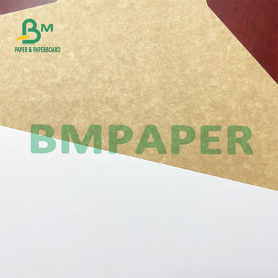 325GSM ντυμένος λευκός πίνακας της Kraft με την καφετιά πλάτη για το κιβώτιο πρόχειρων φαγητών