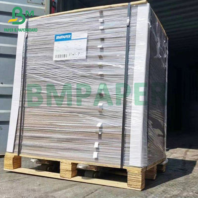 Ανακυκλώσιμο 400gsm έντυσε πλήρως την άσπρη ευθυγραμμισμένη γκρίζα πλάτη χαρτονιού