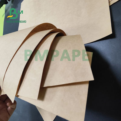 Υψηλό διασταλτό καφετί Kraft έγγραφο 75gsm 80gsm για την τσάντα 100 X 69cm τσιμέντου