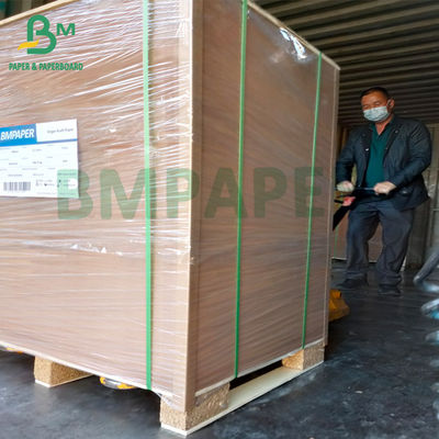 Χαρτί τσιμέντου Chemical Bag 50kg Επεκτάσιμος σάκος Kraft Χαρτί Καφέ Χρώμα