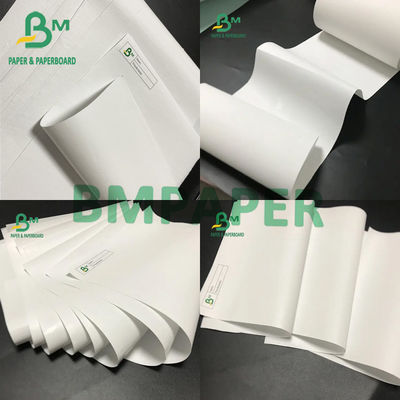 μαύρη επίδειξη 790mm εγγράφου εκτύπωσης 70gsm 55gsm 48gsm θερμική άσπρος ρόλος