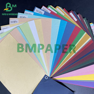 Χάρτης με υφή 110gm 150gm 230gm Εκτυπώσιμο χρωματιστό κάλυμμα Χάρτης παρθένου χαρτοπολτού