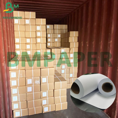 Γεια - Bright Plotter χαρτί ρολό 20lb 24' × 150' Καθαρό χαρτί παρουσίασης ομολόγων