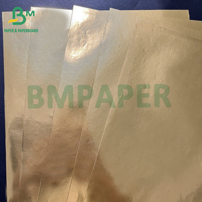 Λεπτό 80gm υγρή αντοχή Ασημένιο χρυσό αλουμίνιο μεταλλωμένο χαρτί