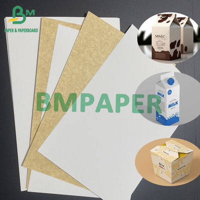 200g λευκό χαρτόνι Kraft Back Αсепτική για υγρή συσκευασία ψυγμένο παγωμένο χαρτί συσκευασίας ποτών πλάτος 1080 mm