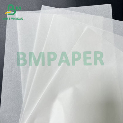 Εξαιρετική επεξεργασιμότητα 60gm λευκό ανθεκτικό στα λιπαρά χαρτί για συσκευασίες τροφίμων και σνακ