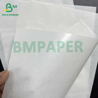45 gsm + 10 gsm Μία πλευρά γυαλιστερό PE επικαλυμμένο λευκό χαρτί συσκευασίας μπέργκερ