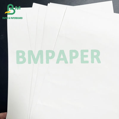 80gm Καλή σταθερότητα εκτύπωσης λευκό λευκασμένο χαρτί Kraft για συσκευασία τροφίμων