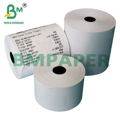 80*80mm 57*40mm Θερμικό POS Μέχρι τα τυλιγμένα χαρτιά που χρησιμοποιούνται ως αποδείξεις στις τράπεζες