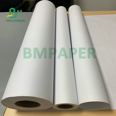 36' X 300ft Επιχρισμένο 28lb CAD Plotter Paper Bond Roll 3' Core