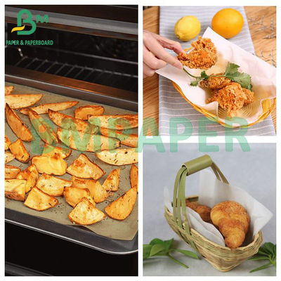 38 40gm Καφέ Greaseproof Τροφική Τροφή Sandwich Wrap Paper Kit 3 Kit5