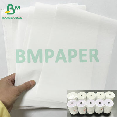 48gm 55gm ανακυκλώσιμο χαρτί POS Jumbo ρολό για ταμειακά μηχανήματα
