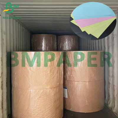 60gm 70gm συνεχές χαρτί χωρίς άνθρακα σε διαφορετικό χρώμα από την εκτύπωση NCR