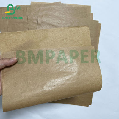 40grs ασφαλές για τρόφιμα με μία πλευρά υψηλής ποιότητας γυαλιστερό καφέ σάκο kraft χαρτί