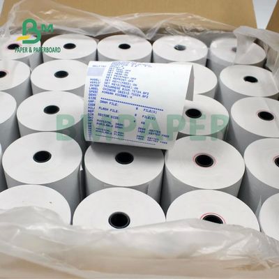 80mm Ρολ Διαμέτρου 48gm 55gm Θερμικό χαρτί ρολό για εισιτήριο ταινίας
