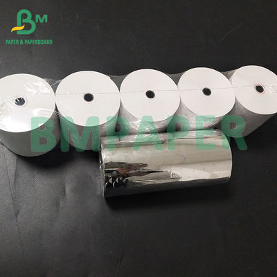 80mm Ρολ Διαμέτρου 48gm 55gm Θερμικό χαρτί ρολό για εισιτήριο ταινίας